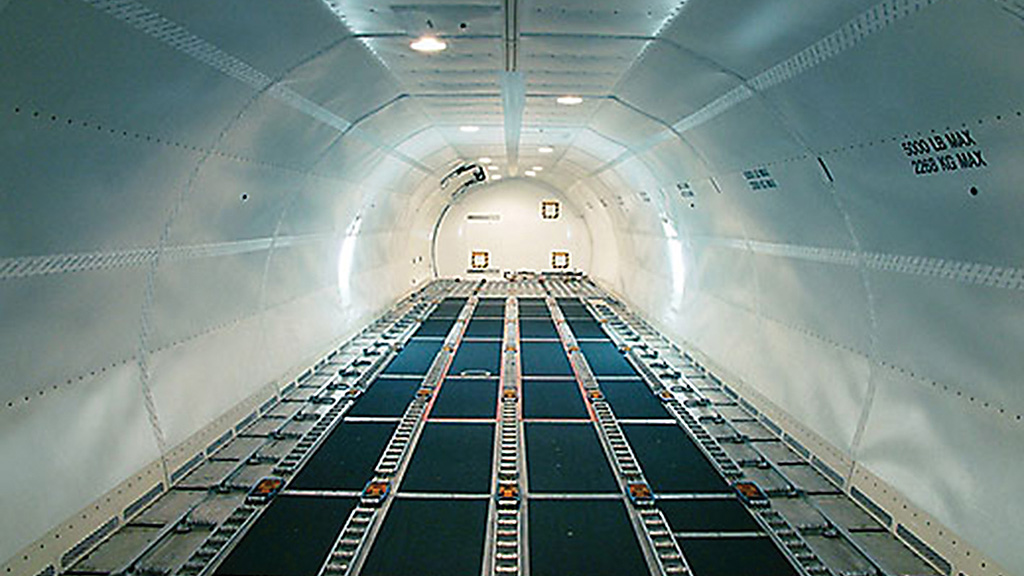 Interior of BOEING B737-300F
