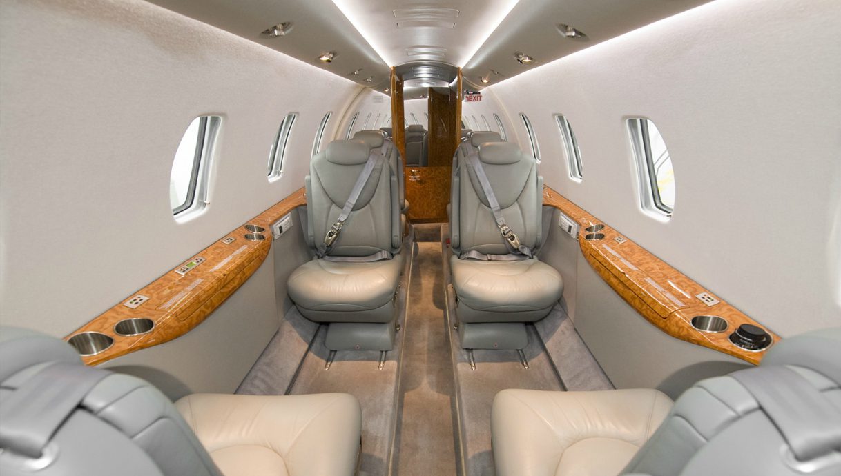 Interior of Cessna Citation XLS+
