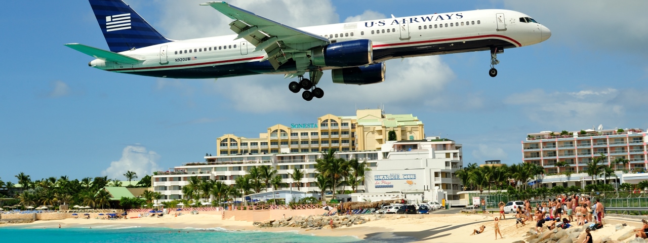Alquiler de un avión privado al aeropuerto Princess Juliana de San Maarten