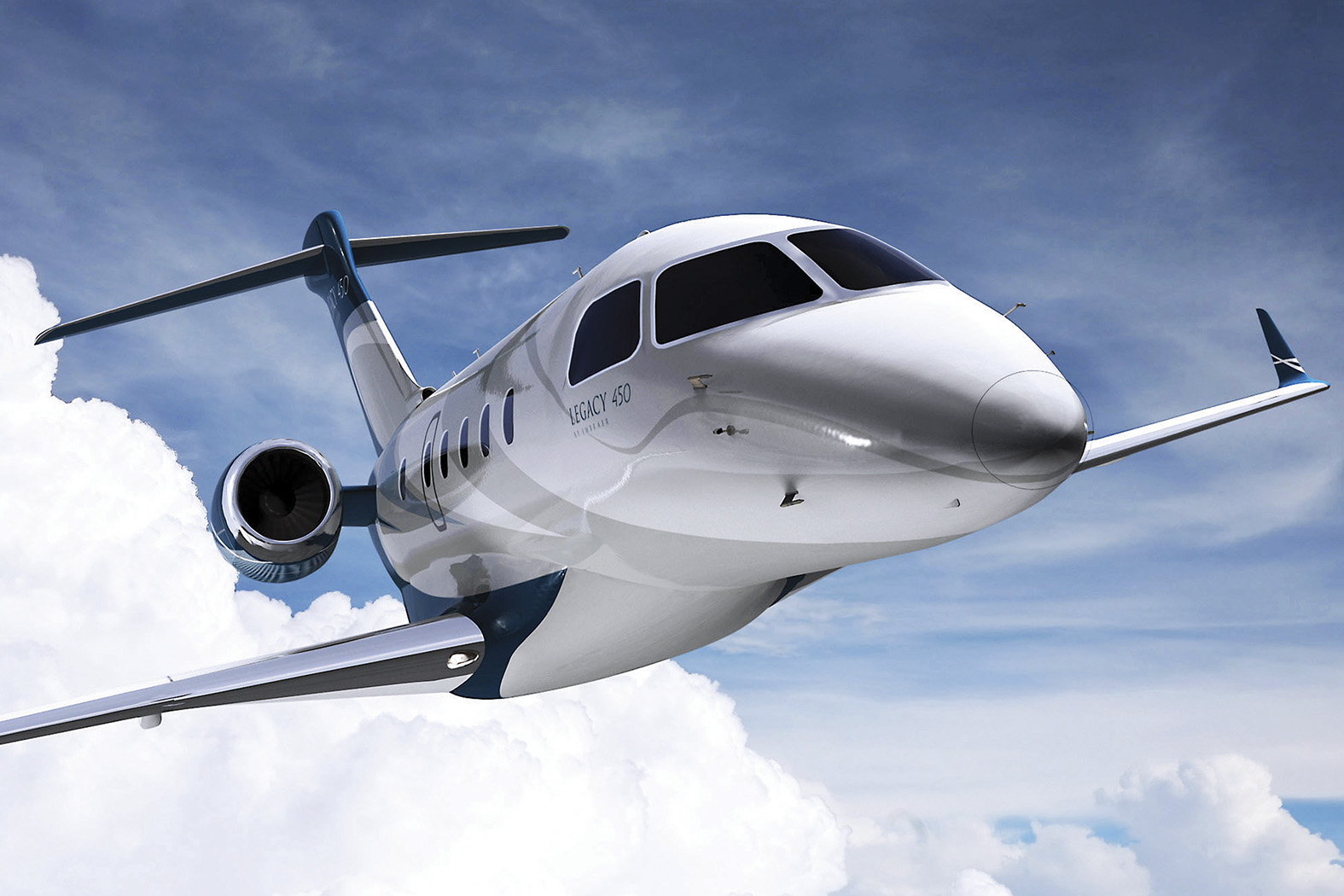 Embraer Legacy 450 Private Jet Rental - Air Charter Service